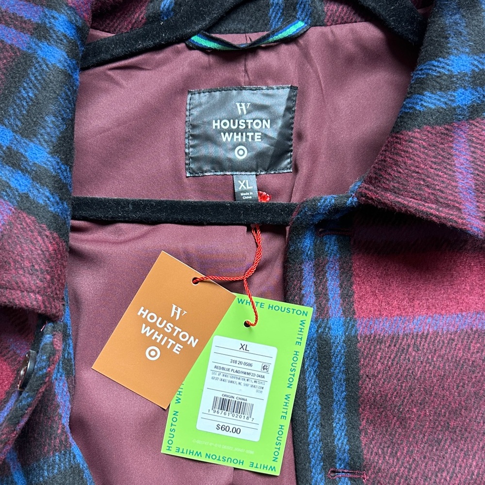 Plaid Button-Up Jacket - Picture 2 of 5